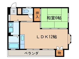 カーサ中島の物件間取画像